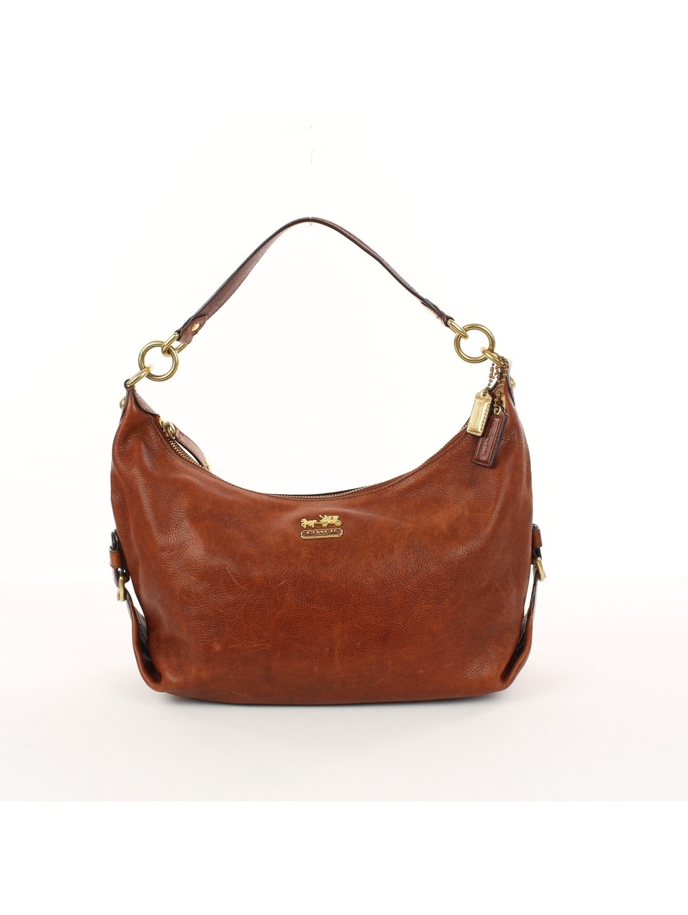 Coach Y2K Madison Hailey Brown Leather Hobo Bag 14304